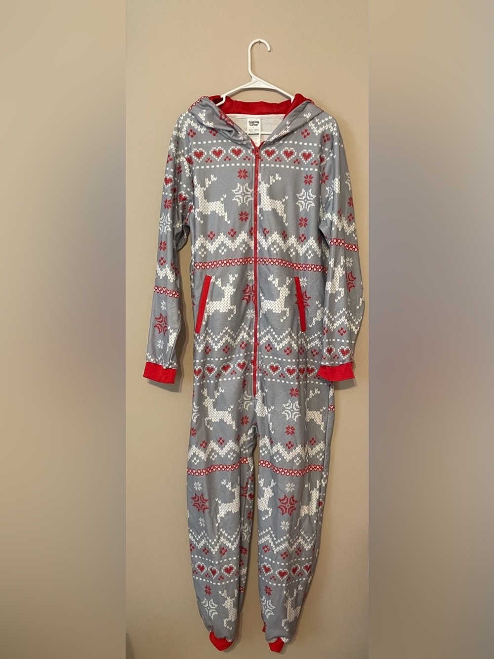 Giggling Getup Holiday Reindeer Jumpsuit